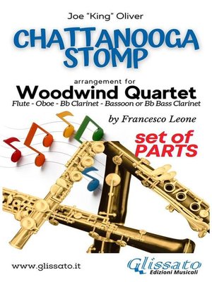 cover image of Woodwind Quartet sheet music--Chattanooga Stomp (parts)